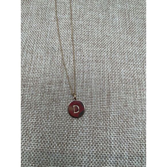 Kate Spade One in a Million Initial Necklace Letter D Gold Plated Rolo Chain - Picture 5 of 10